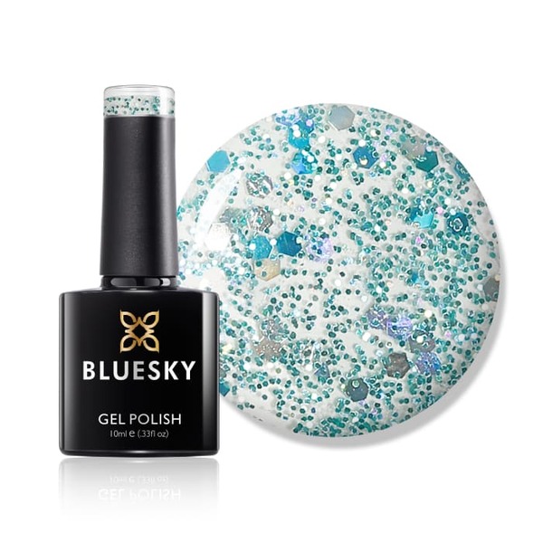 Gelový lak Bluesky - akvamarínový