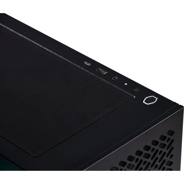 Gaming PC case - COOLER MASTER - E302-KGNN-S00 - Elite 302 - Mini-Tower - ATX, Micro-ATX and Mini-ITX