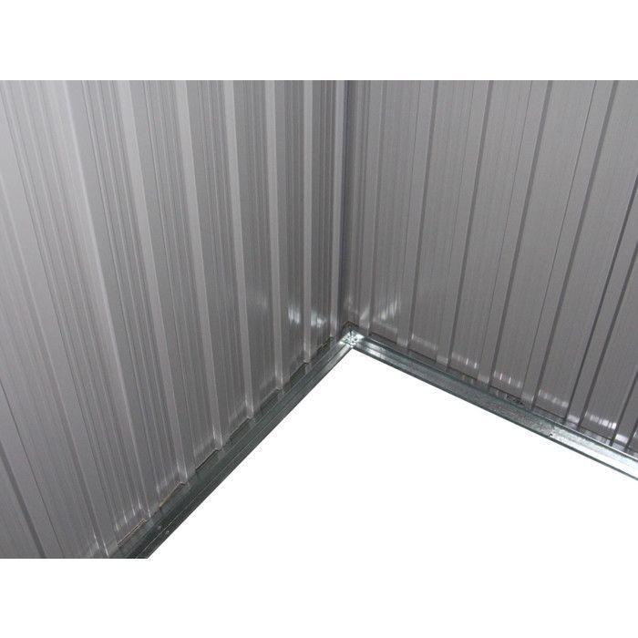 Abri de jardin métal toit plat 