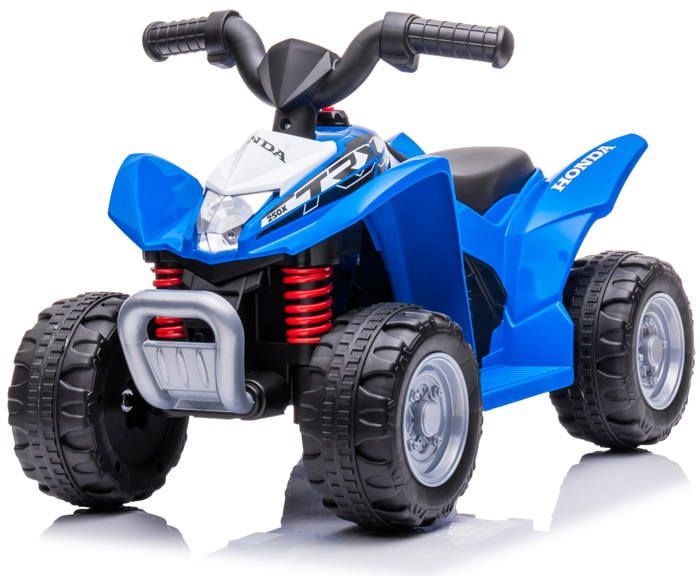 Quad elettrico Honda H3 TRX per bambini dai 18 ai 36 mesi - 6V 4.5Ah - Luci a LED - Segnalatori sonori - Blu