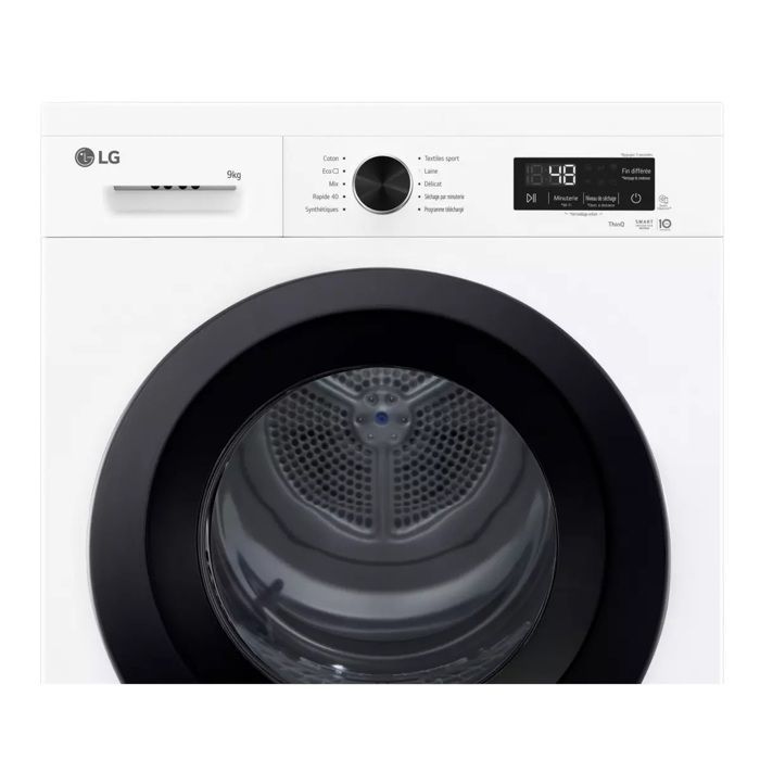 Lg Sèche-linge pompe à chaleur 60cm 9kg blanc - RH9B15WH