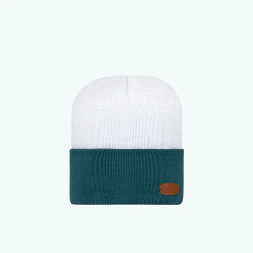Cabaia Arcata Sunset Beanie, Teal Blue & Blue Grey