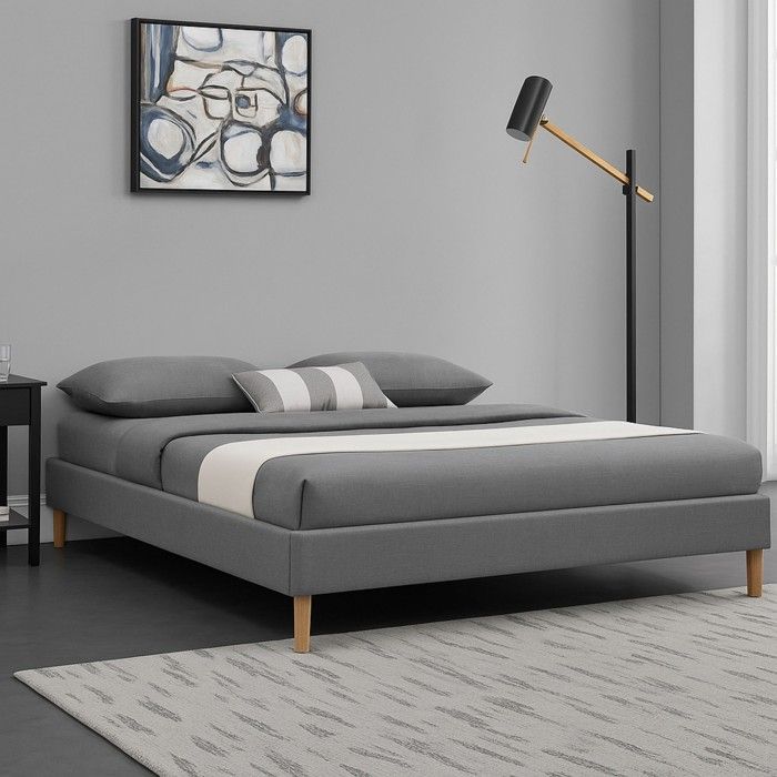 Sommier tapissier - KING OF DREAMS - 140x200 cm - 13 lattes - Montage rapide - Revêtement PVC