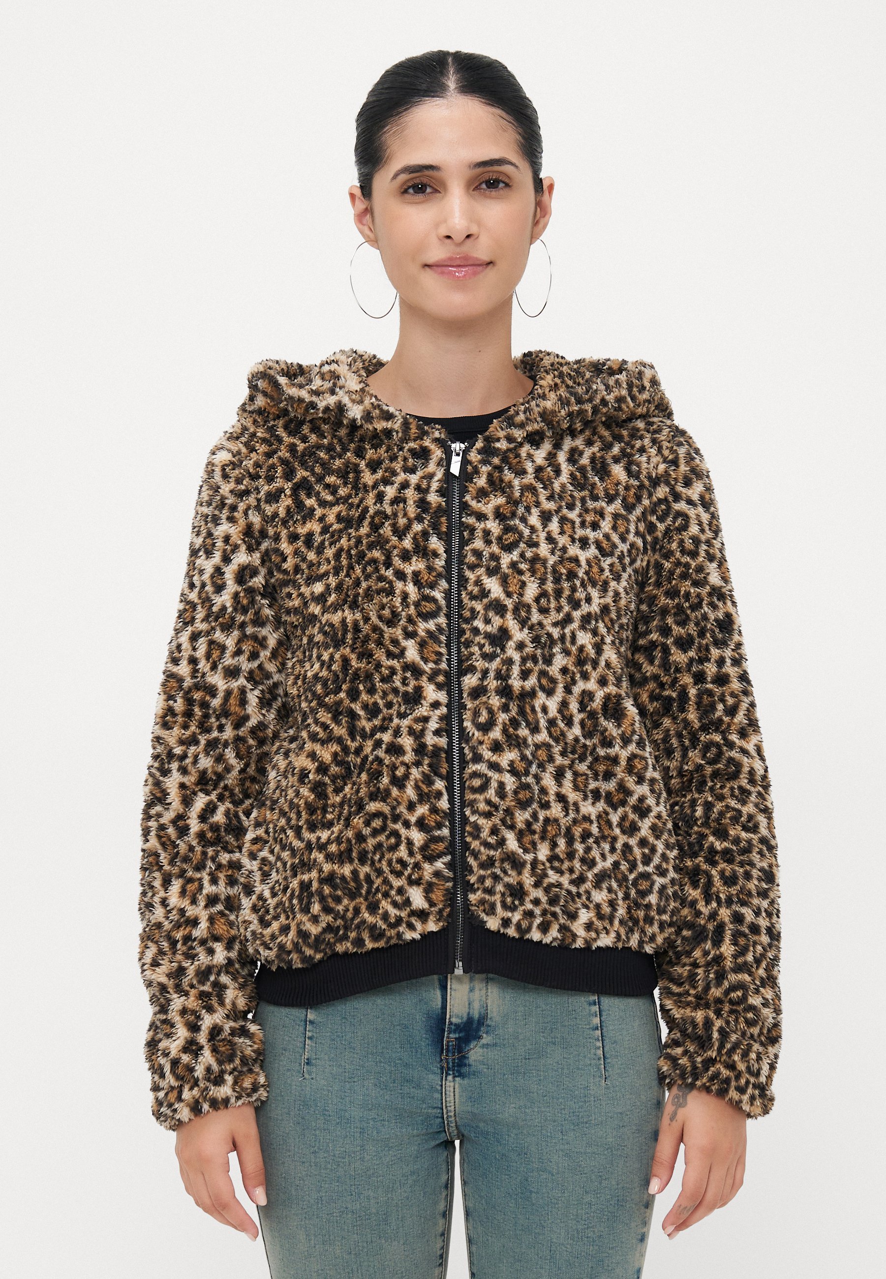 ONLY Petite ONLANNA CONTACT HOOD JACKET - Winterjas - geroosterde kokosnoot