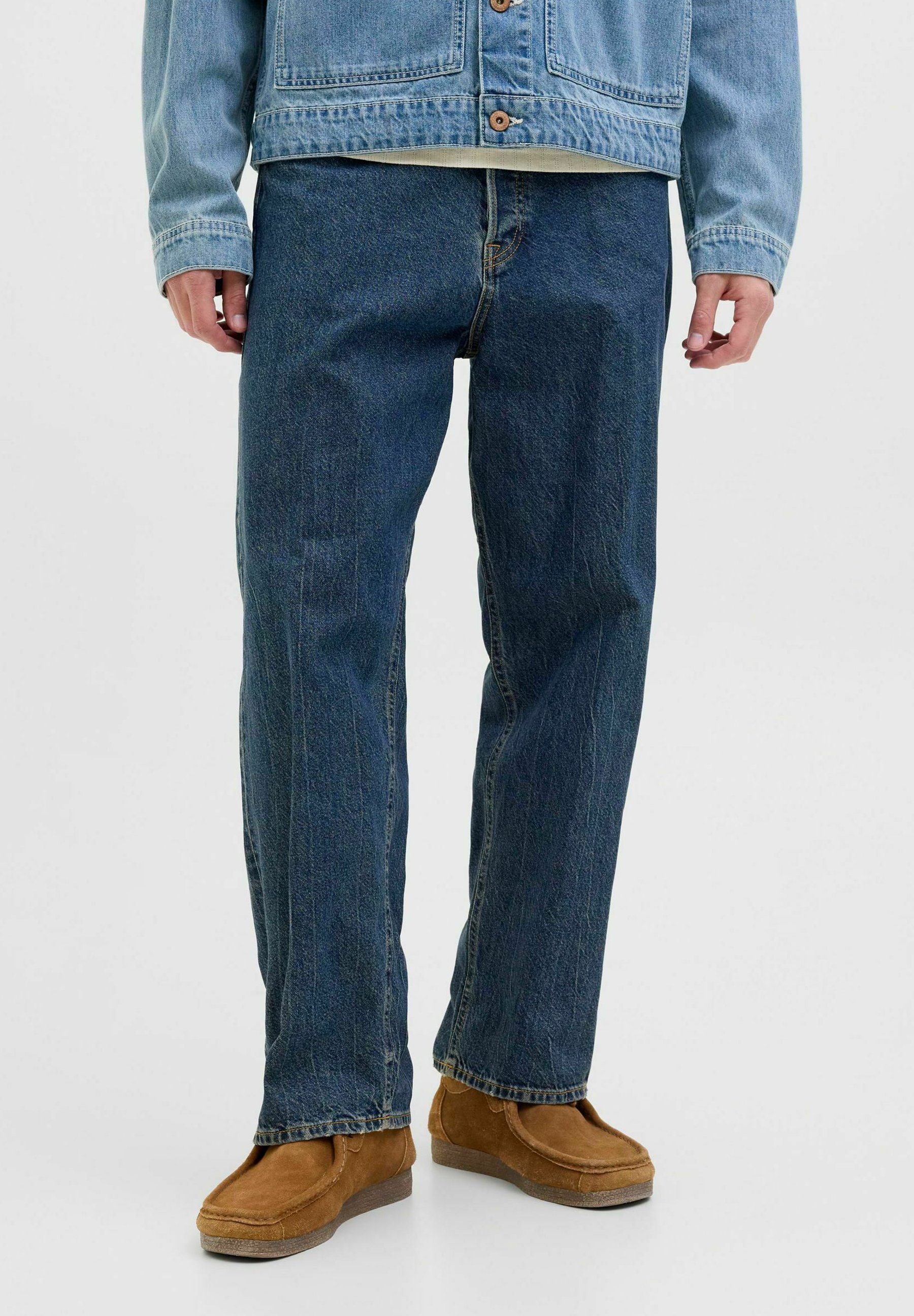 Jack & Jones JJIEDDIE - Kottis teksad - sinine denim