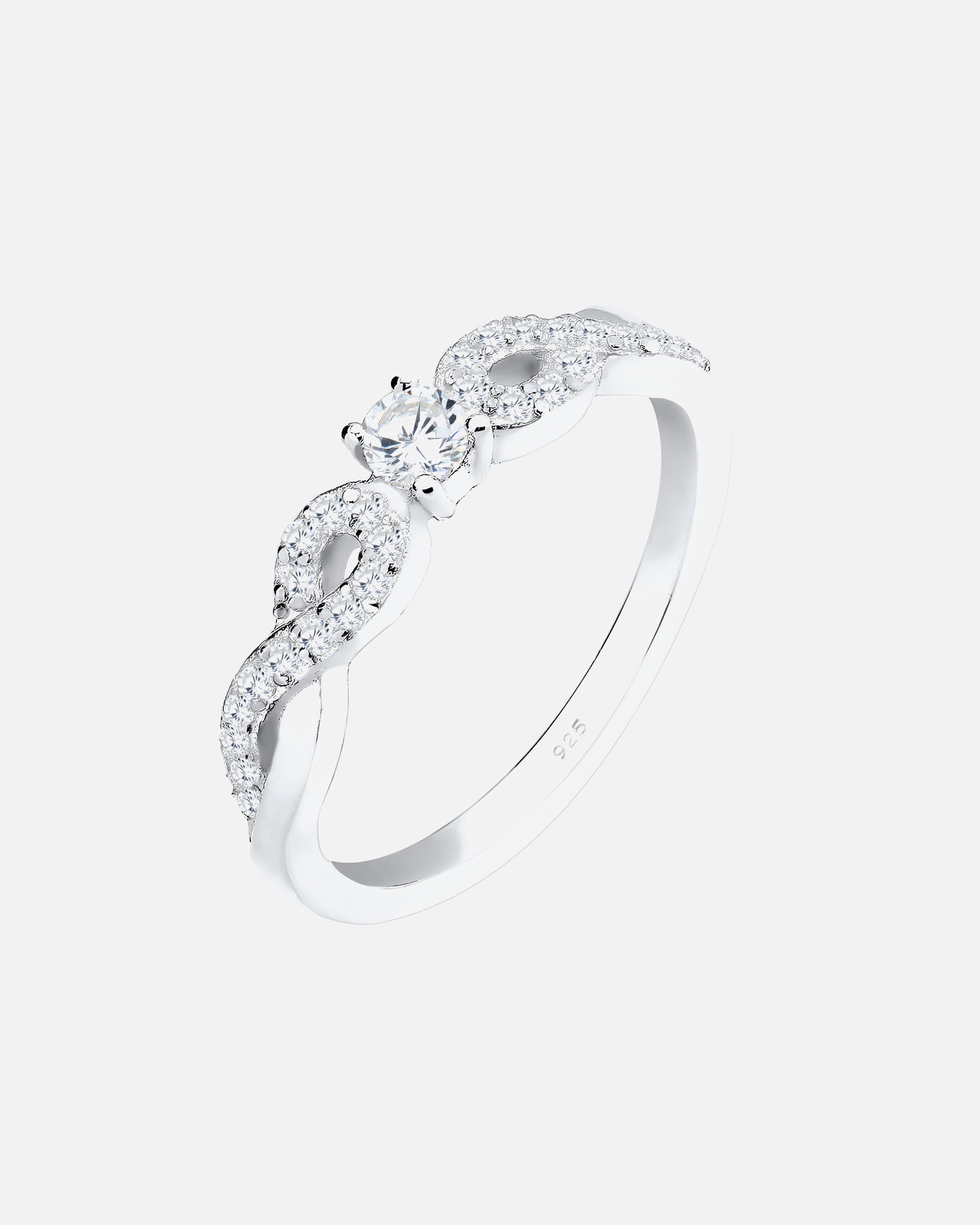 Elli Femmes l'infini avec cristaux de zirconium en argent sterling 925