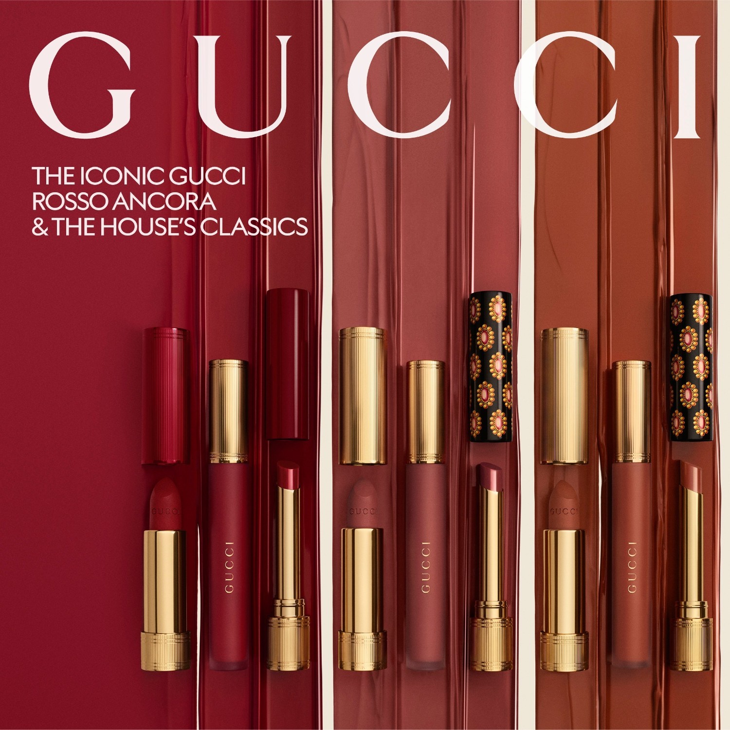 Gucci lūpu krāsa Gucci Beauty Rouge de Beauté Brilliant - 1,8 g