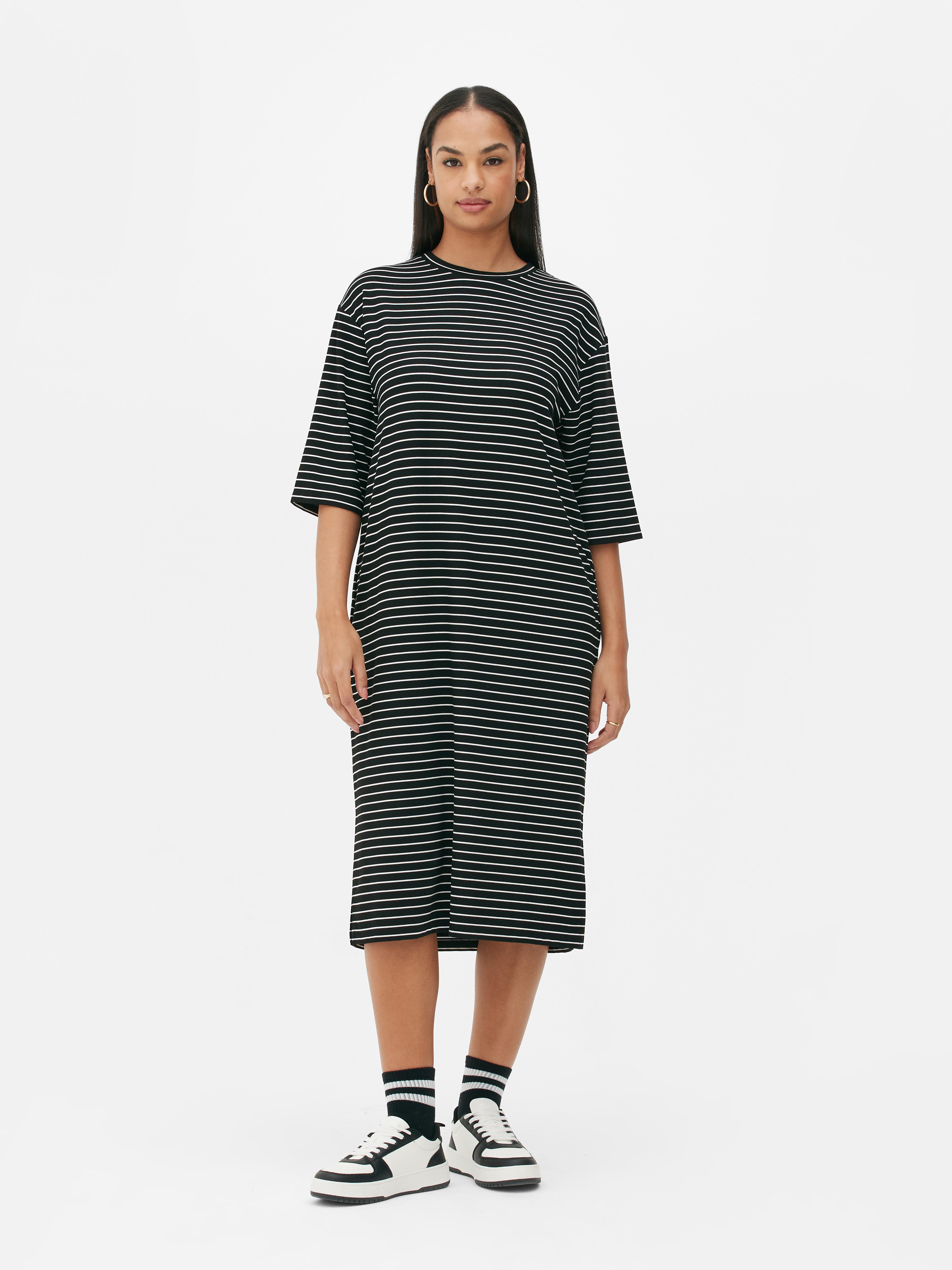 Midi T-shirt Dress The Edit This T-shirt dress is the combination of comfort and sophistication