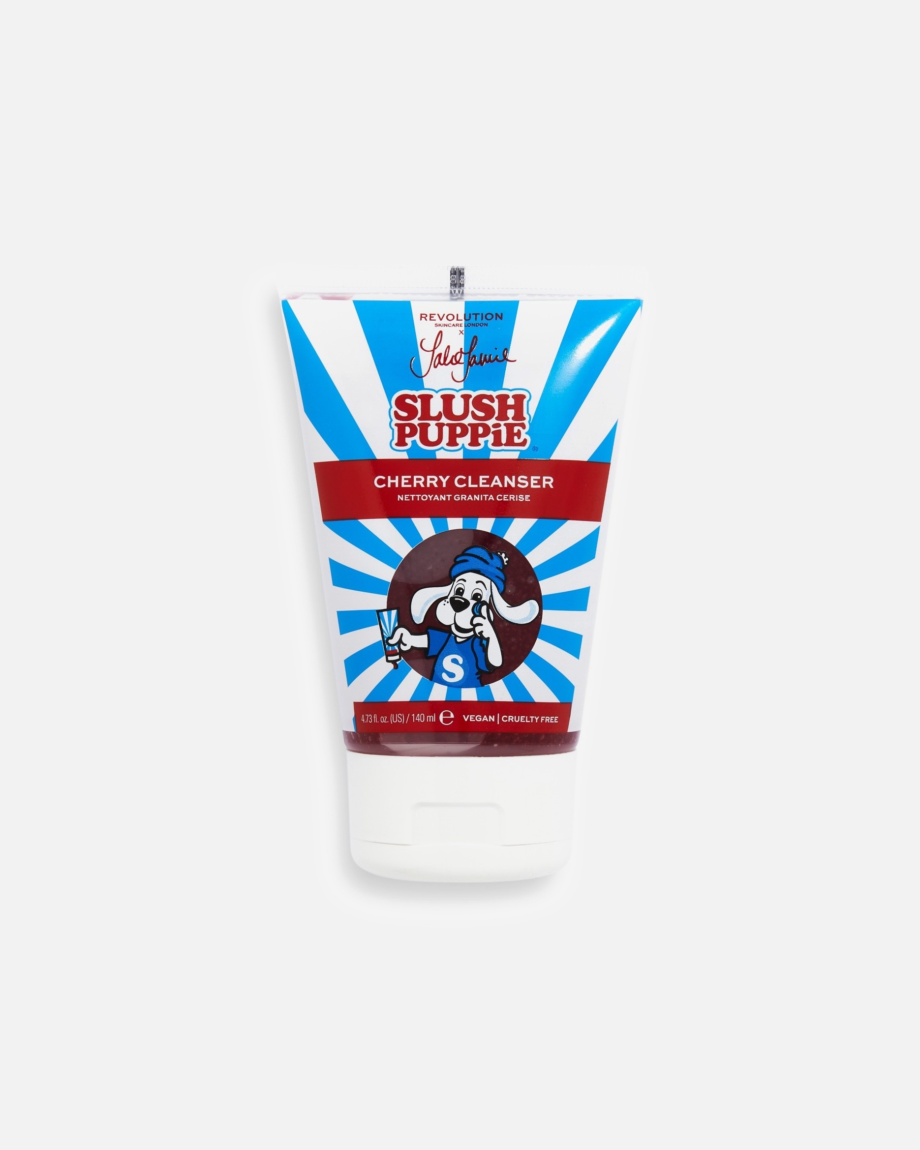 Čistiaca sada na tvár Revolution Skincare Revolution Skincare x Jake Jamie Cherry Slush Puppy Cleanser - 140 ml