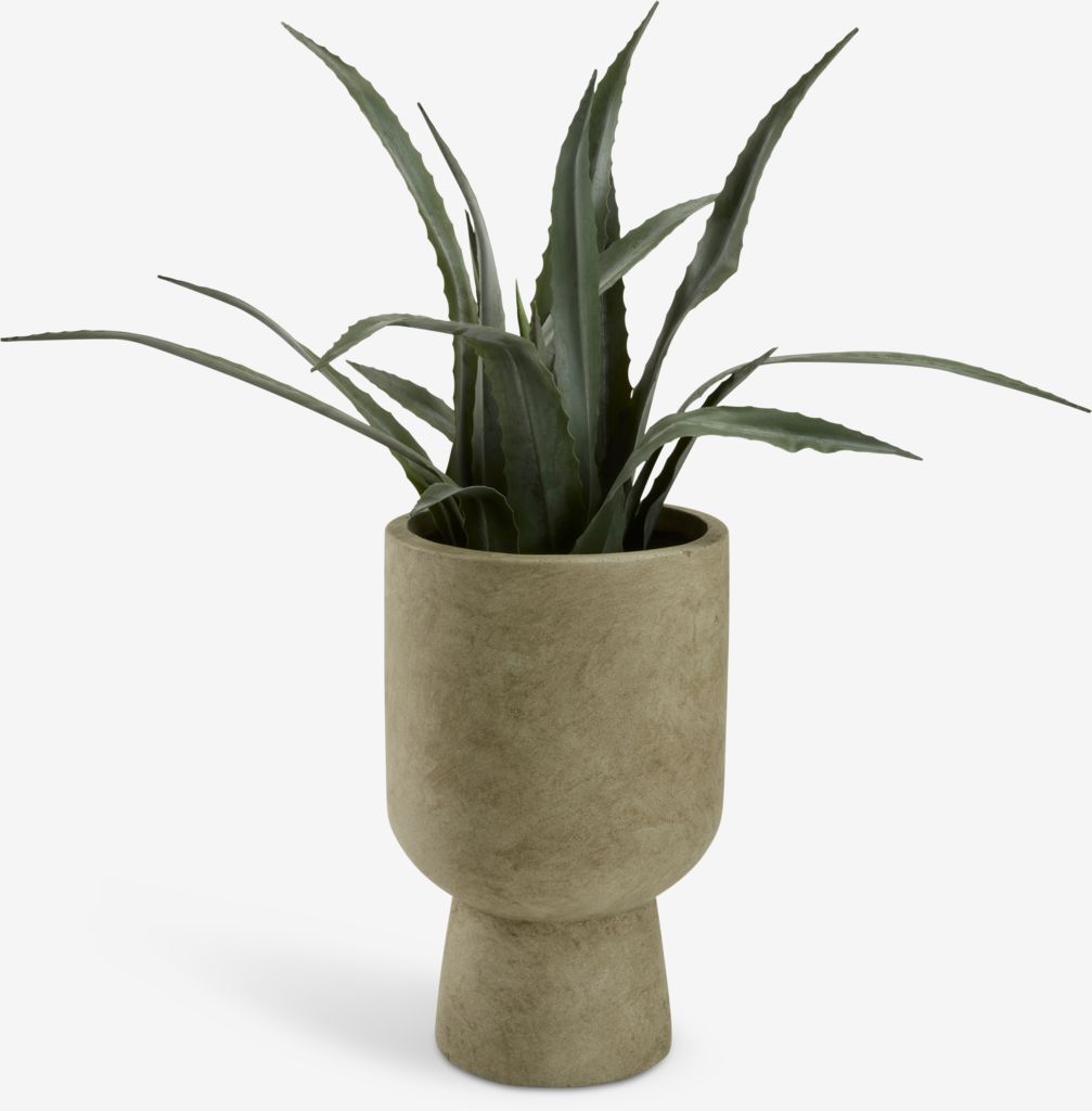 SOLVI vazonas SOLVI Ø25xH40cm žalias