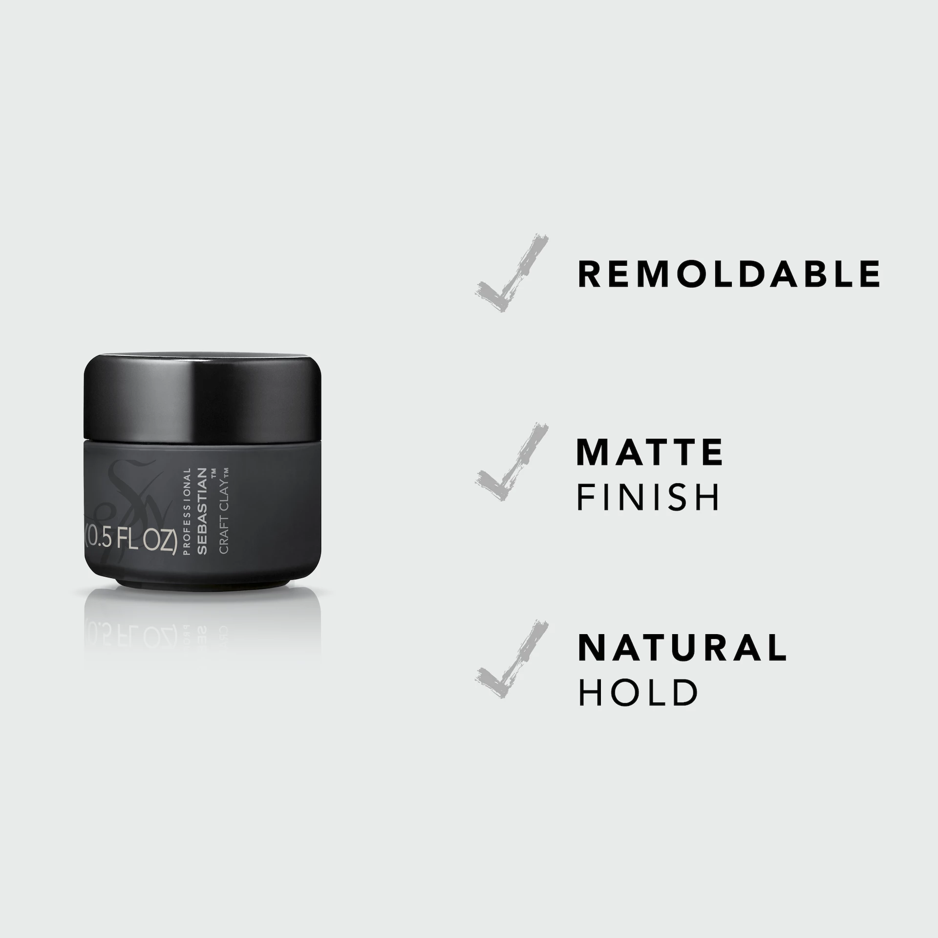Ceară de coafat Craft Clay 50 ml - Sebastian Professional