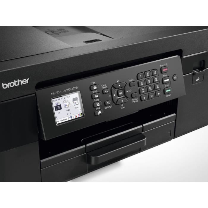 Multifunction printer - BROTHER - MFC-J4350DW - 4-in-1 - Wi-Fi and Wi-Fi Direct - Inkjet - A4