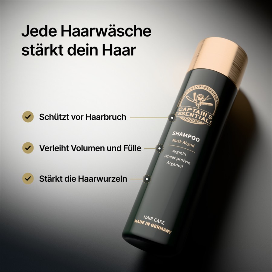 „Captain's Essentials“ plaukų šampūnas – 250 ml