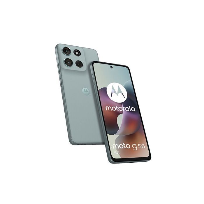 Smartphone - MOTOROLA - MOTO G56 - 6,72'' FHD+ - 256 Go - 5G Double SIM - Gris ciel