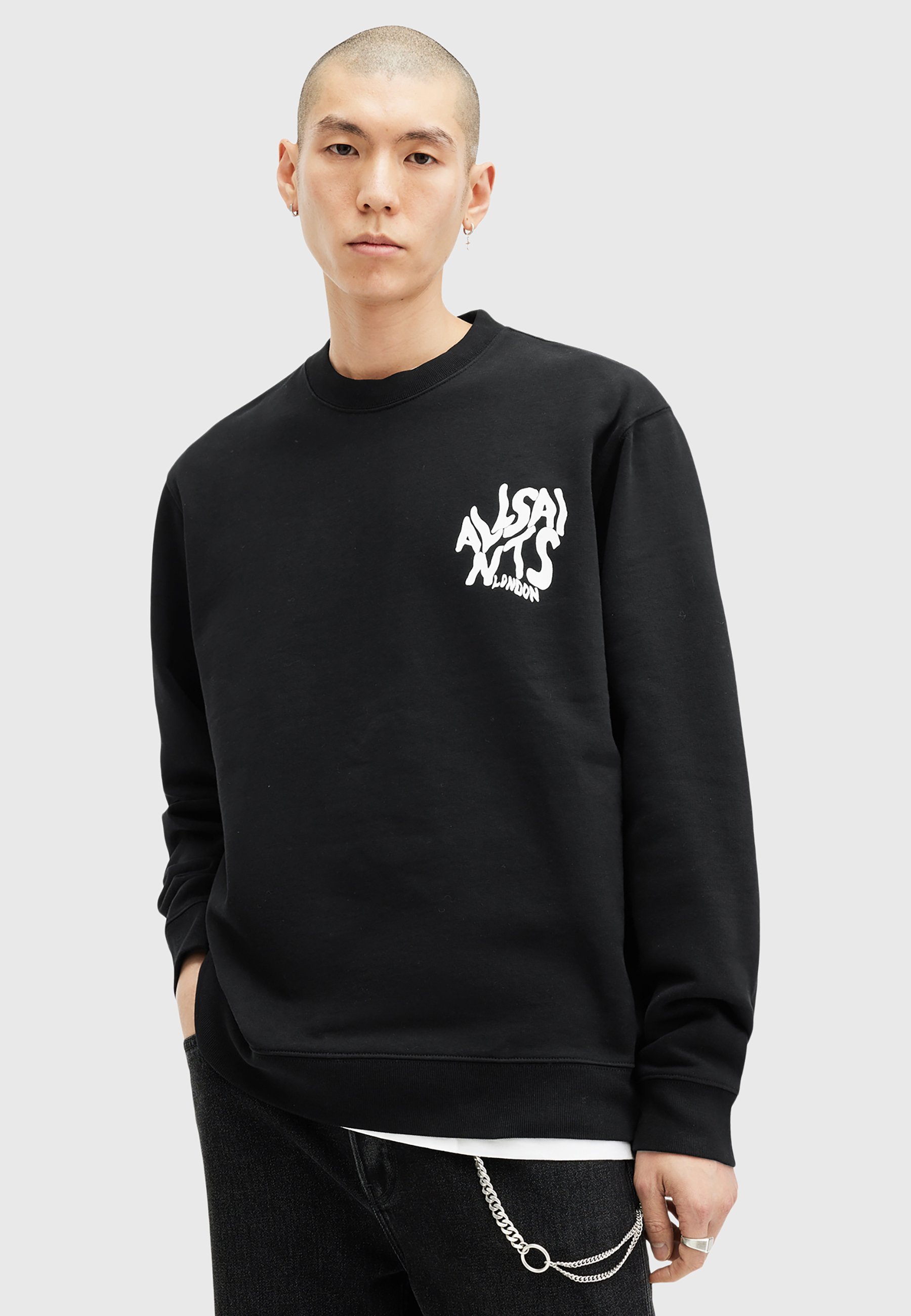 AllSaints ORLANDO CREW - Sweatshirt - zwart