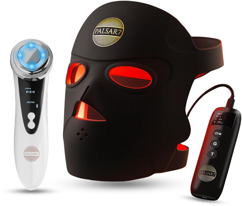 Exkluzivní sada PALSAR7 Photon LED maska a galvanická žehlička za skvělou cenu