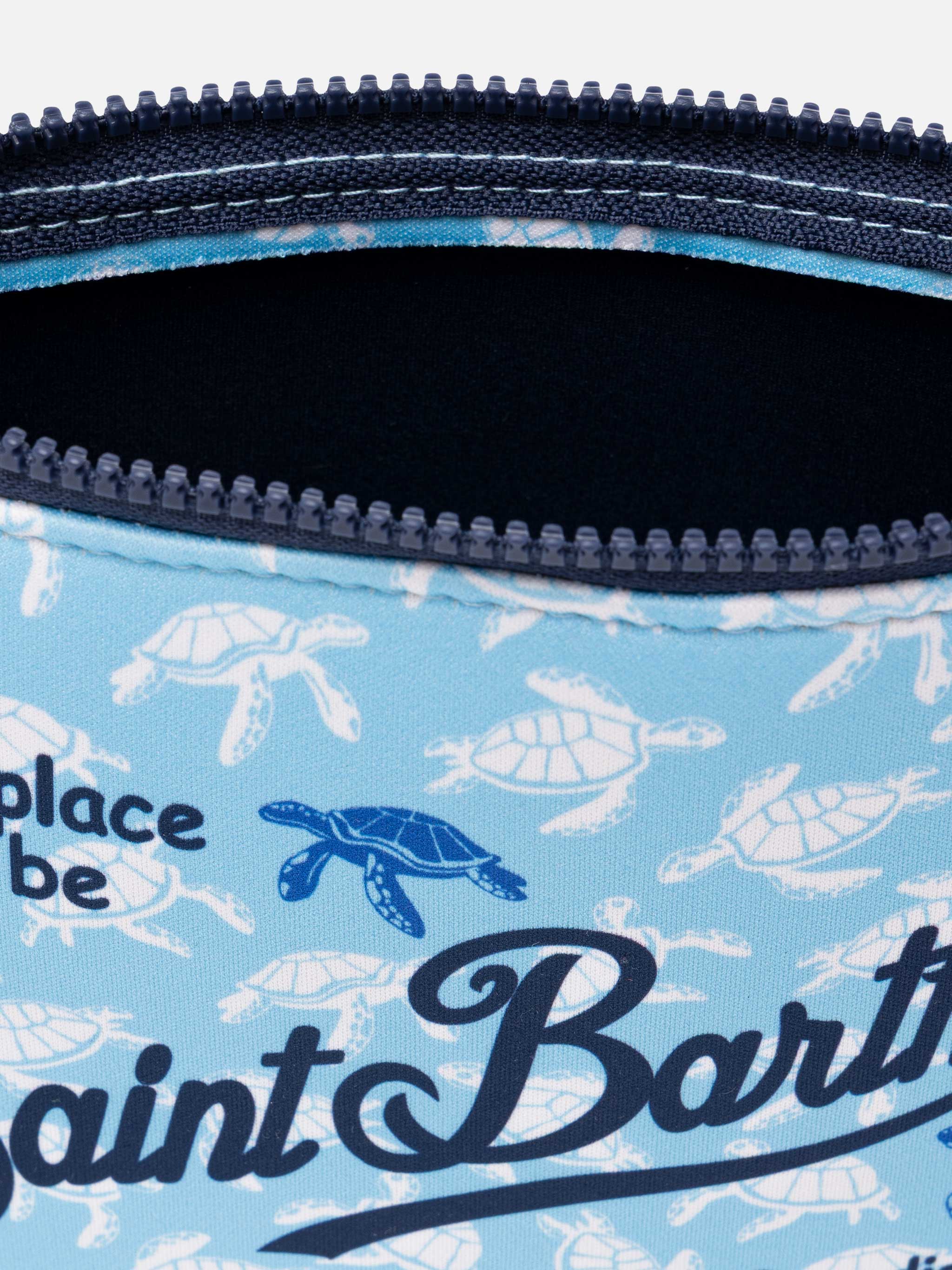 Aline scuba clutch met schildpadprint