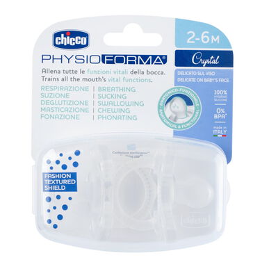 Chicco Chuchas Physio Crystal 2-6M      2 un 2 un