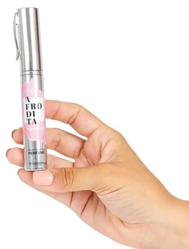 Perfume em spray de viagem Afrodita Natural Pheromones com feromônios, uma brincadeira secreta.