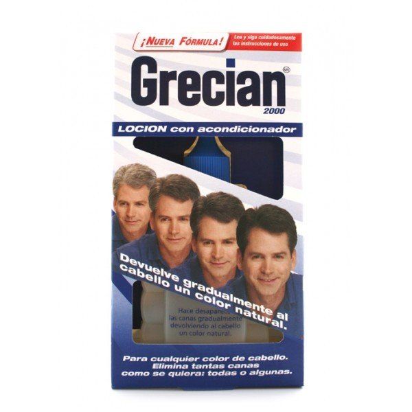 „Grecian“ losjonas nuo žilų plaukų šampūnai