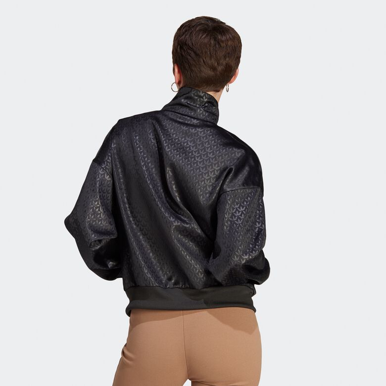 Chaqueta de satén con monograma