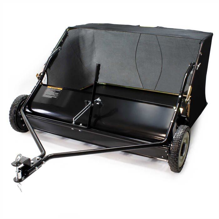 Wiltec Sweeper – 1725 x 1035 x 585 mm – 96 cm wide – 340 L capacity – with rubber wheels – Sweeper