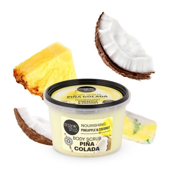Organic Shop Pina Colada Körperpeeling Ananas & Kokosnuss 250 ml