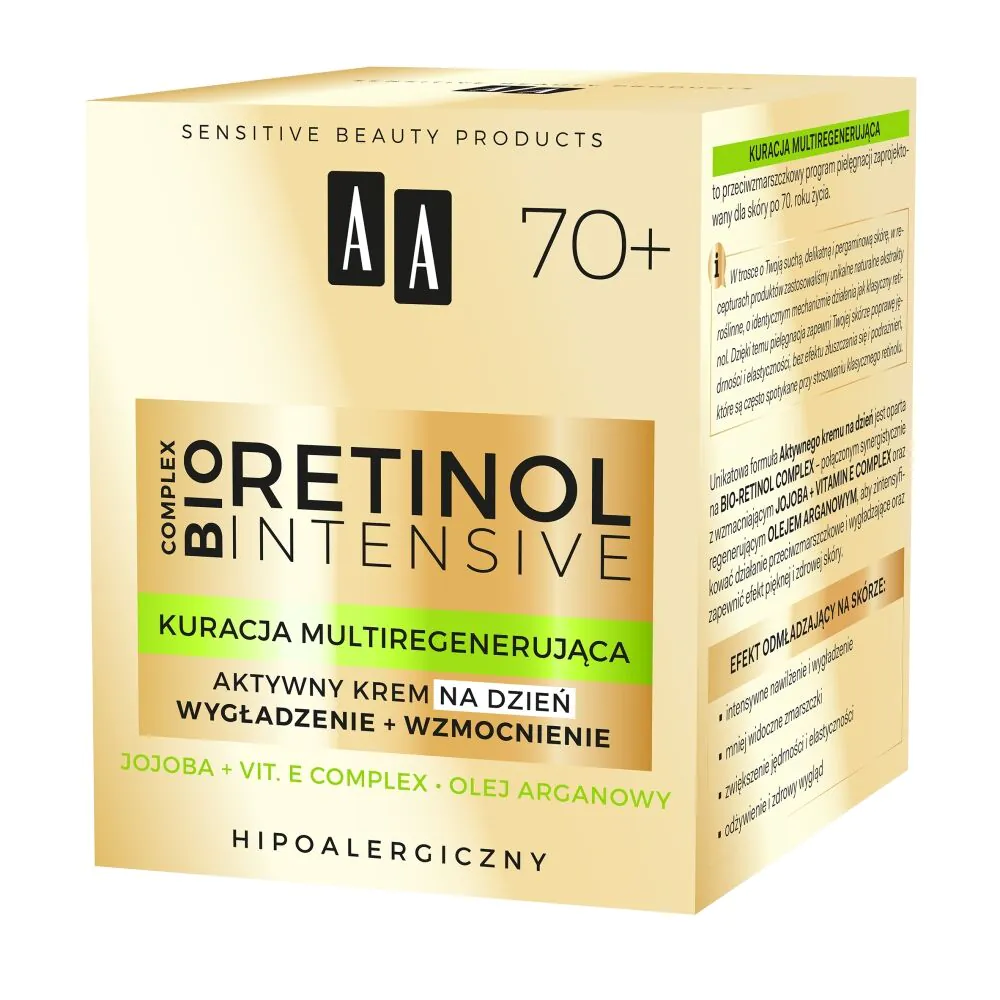 AA Retinol Intensive 70+ Kuracja multiregenerująca aktywny krem na dzień