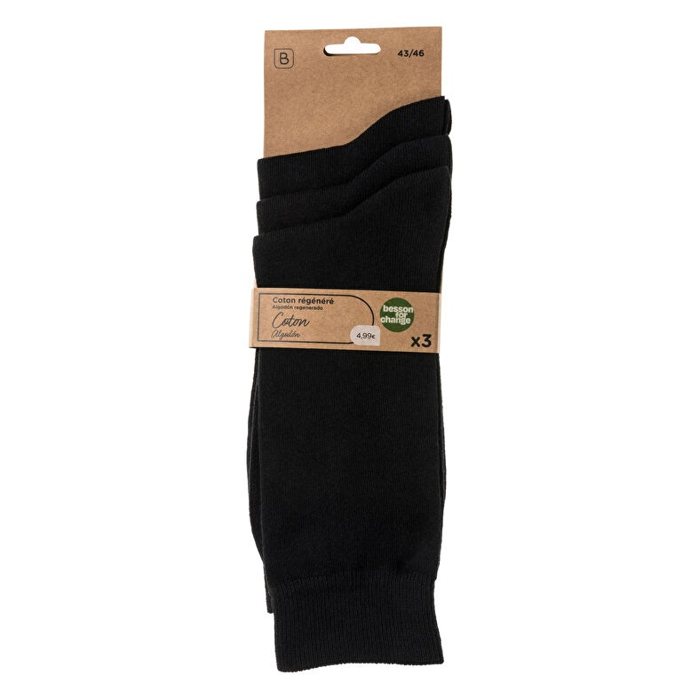 Calcetines y medias negras para hombre