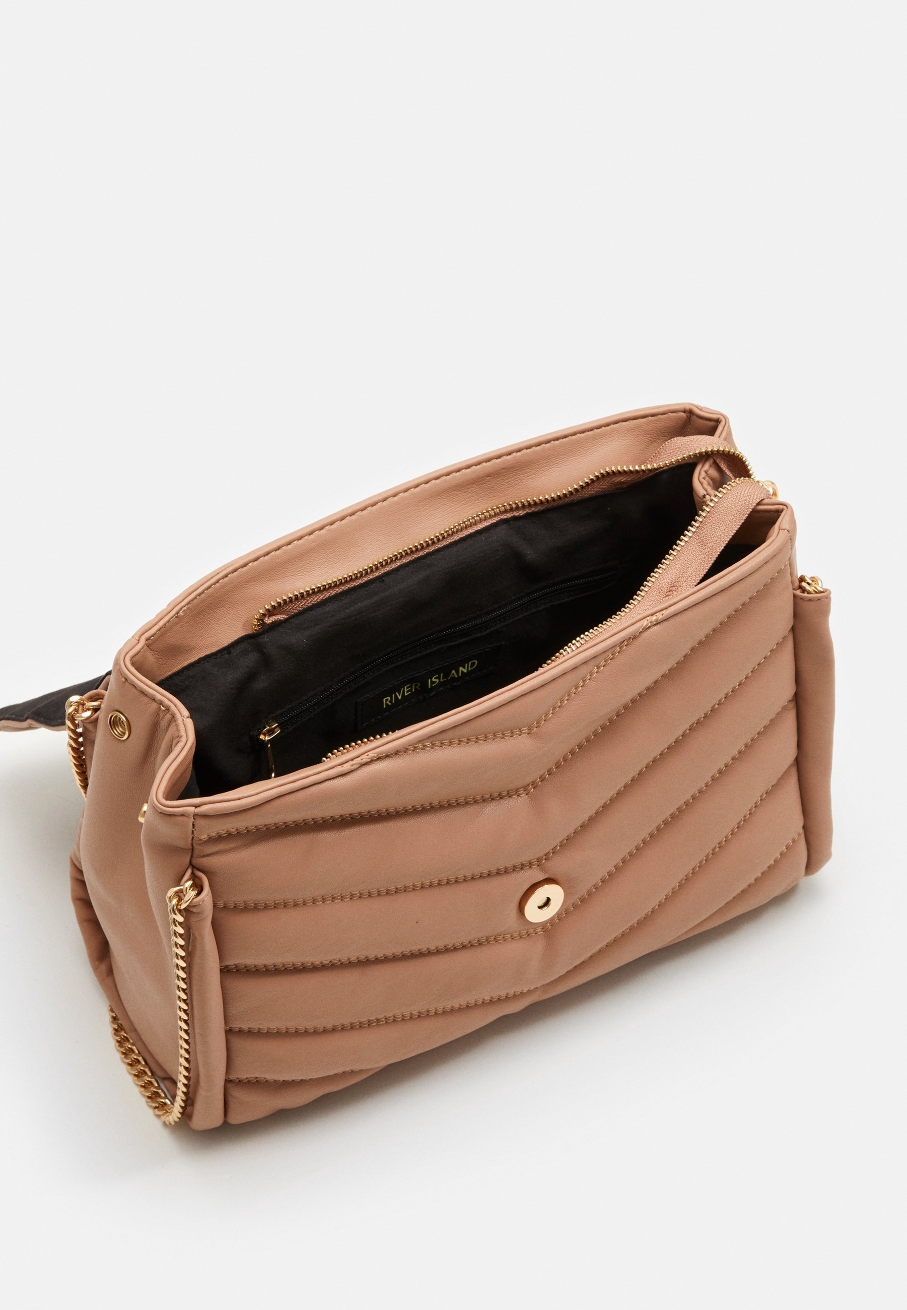 River Island Umhängetasche – beige