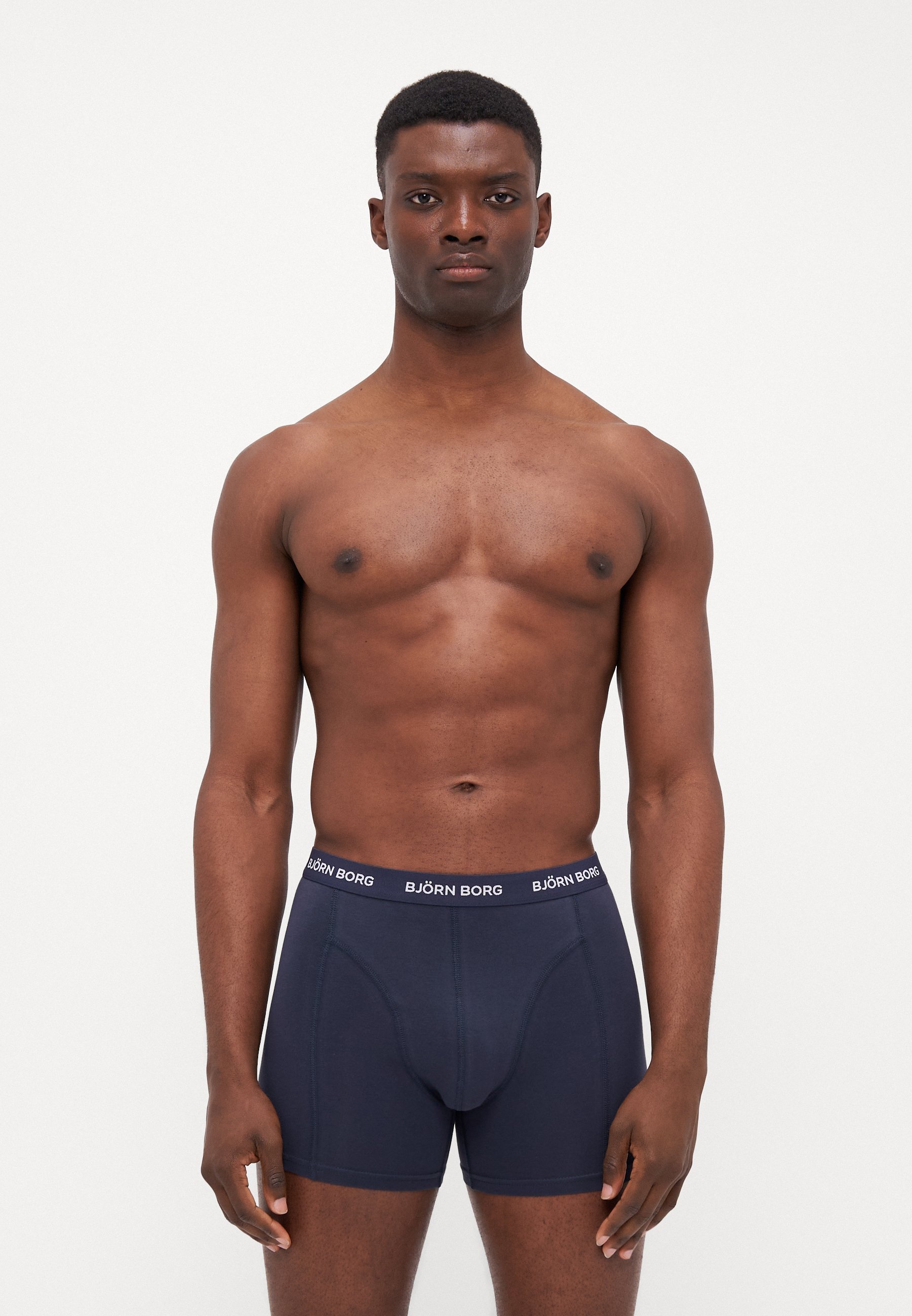 Lot de 5 boxers stretch Björn Borg - Bleu/Bleu foncé