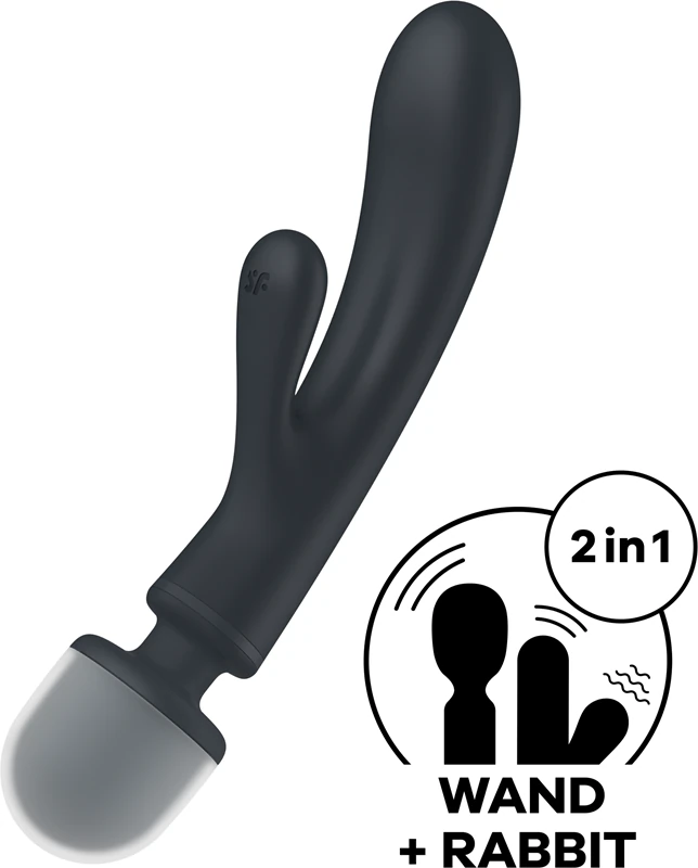 Masážní hlavice a vibrátor Satisfyer Triple Lover 2 v 1