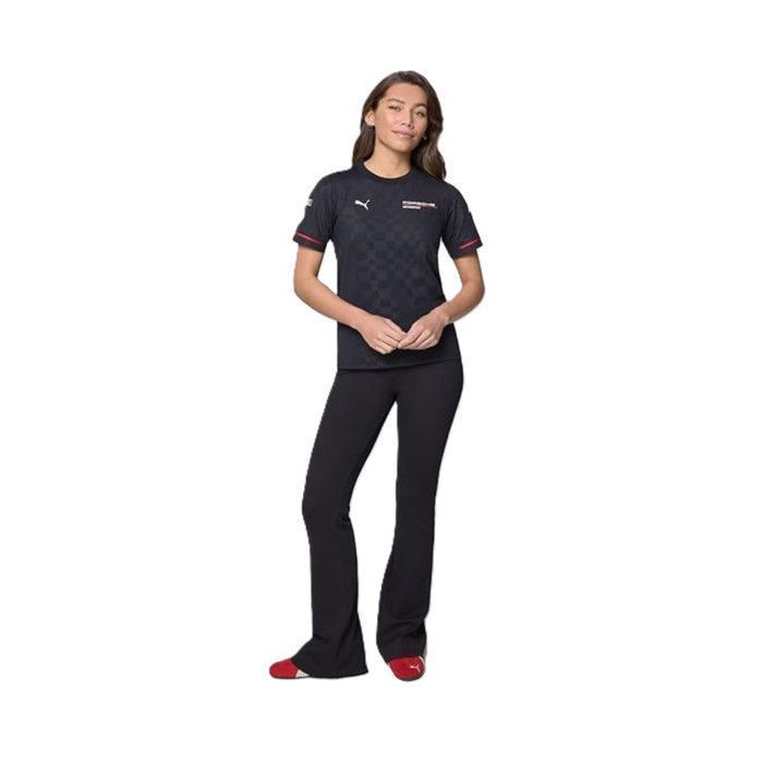 PUMA Porsche Motorsport T-Shirt d'équipe pour Femme - Noir