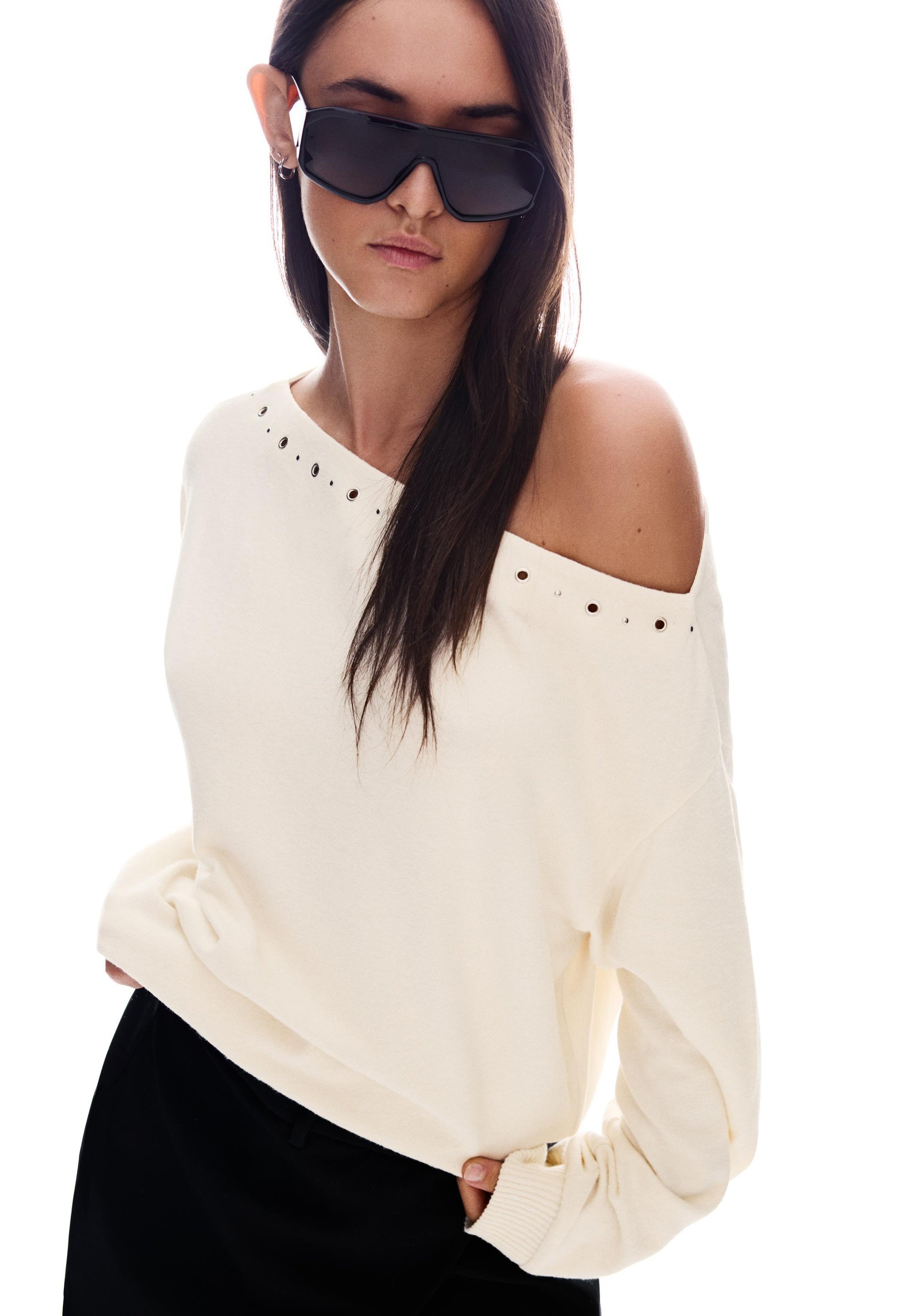 Bershka trui - beige