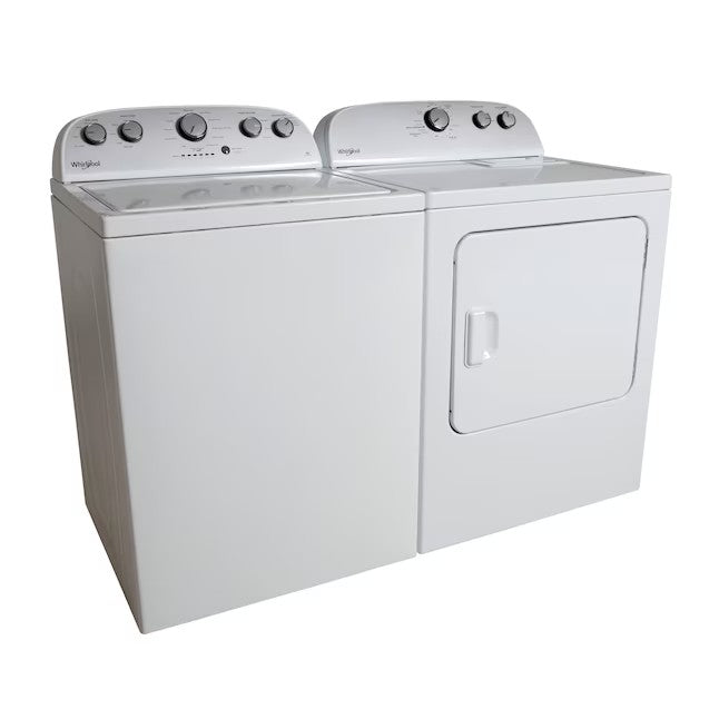 Whirlpool 3,5-Kubikfuß-Toplader-Waschmaschine mit hocheffizientem Rührwerk (Weiß)