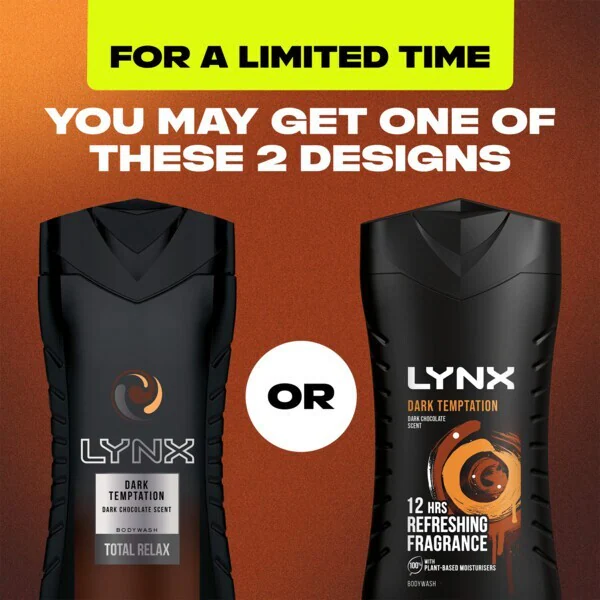Bagnoschiuma Lynx Dark Temptation 225ml | Uomo | Superdrug