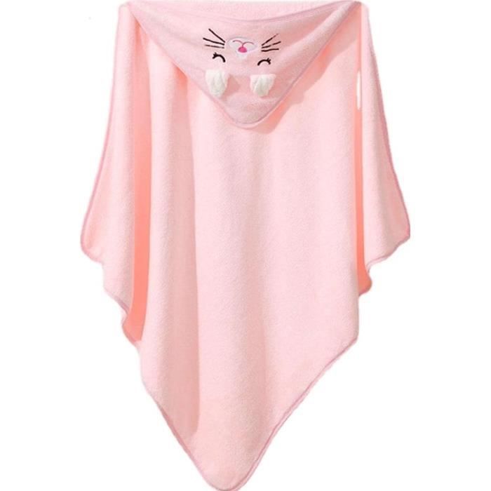 Toalla para bebé, capa de baño con capucha para bebé, toalla de baño suave para bebé con paño de baño