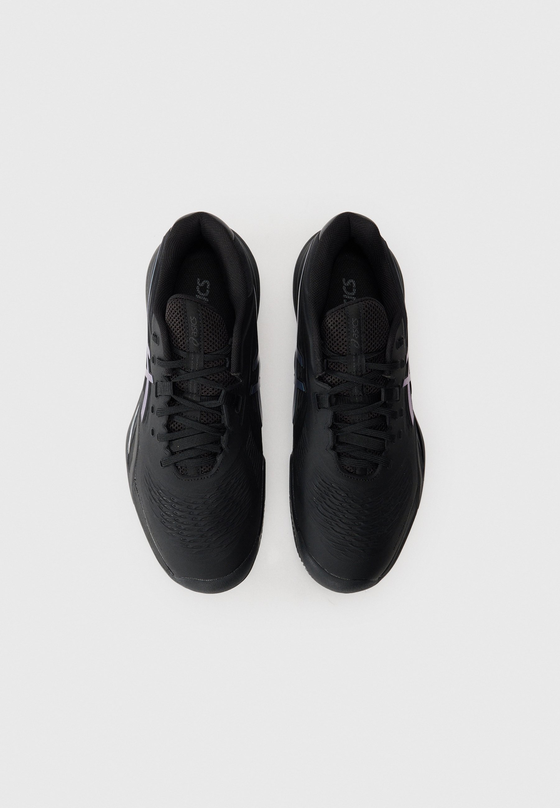 ASICS GEL RESOLUTION X CLAY - Tennissko for grus - black/prism blue