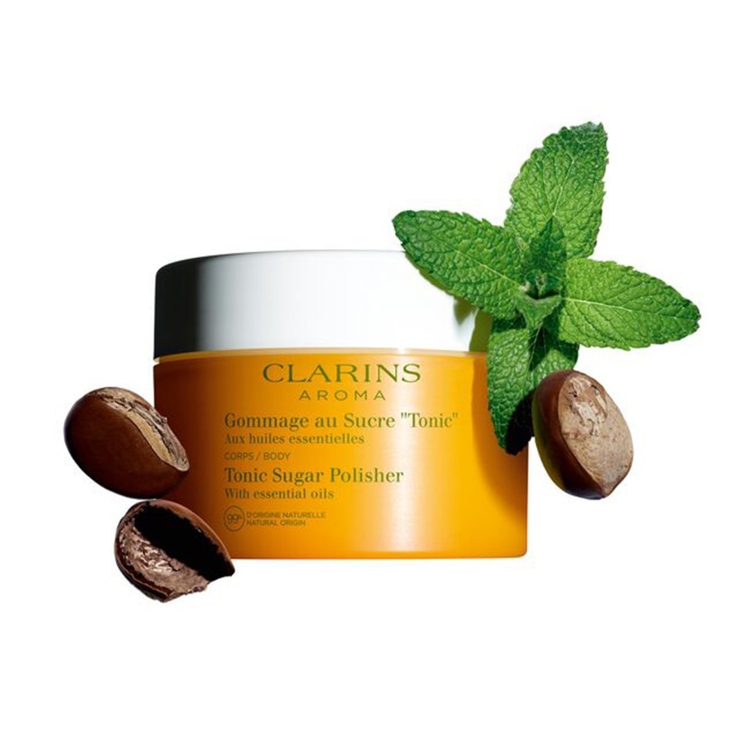 Clarins kūno šveitiklis „Aromaphytocare“ tonikas ir cukraus šveitiklis, 250 ml