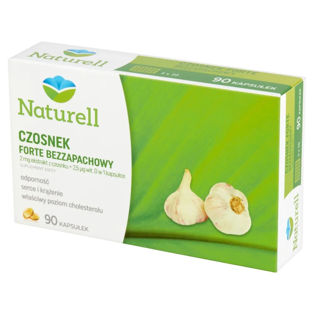 Naturell Czosnek Forte Bezzapachowy, Kapsułki