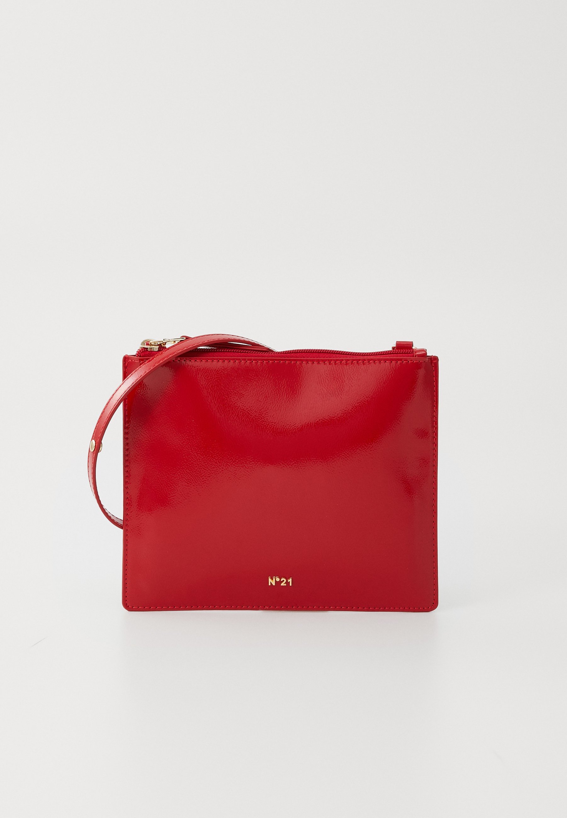 N°21 UNISEXE - Sac bandoulière - rouge cinabre