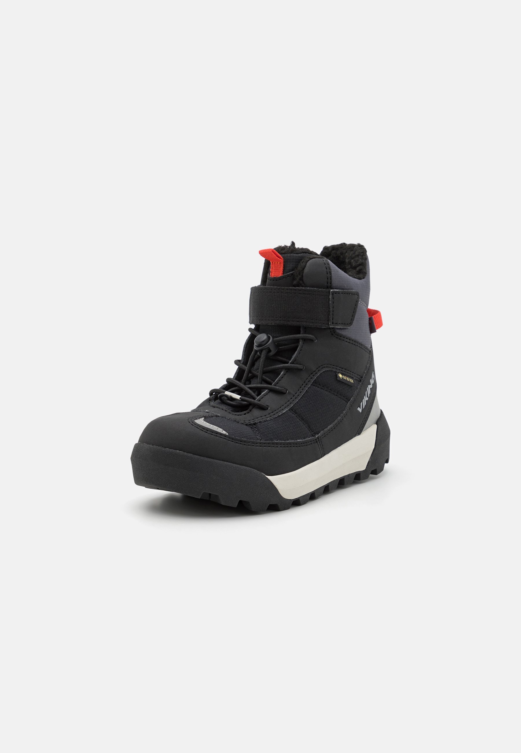 Viking GORE-TEX EXPOWER WARM GTX 1V SL - Enkellaarsjes met vetersluiting - zwart/antraciet
