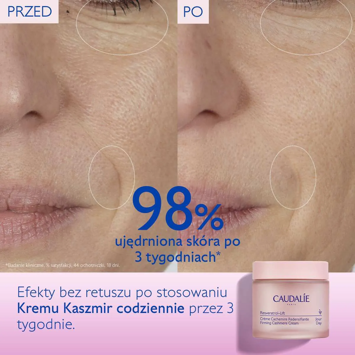 Caudalie Resveratol-Lift Krem kaszmir liftingujący - wkład