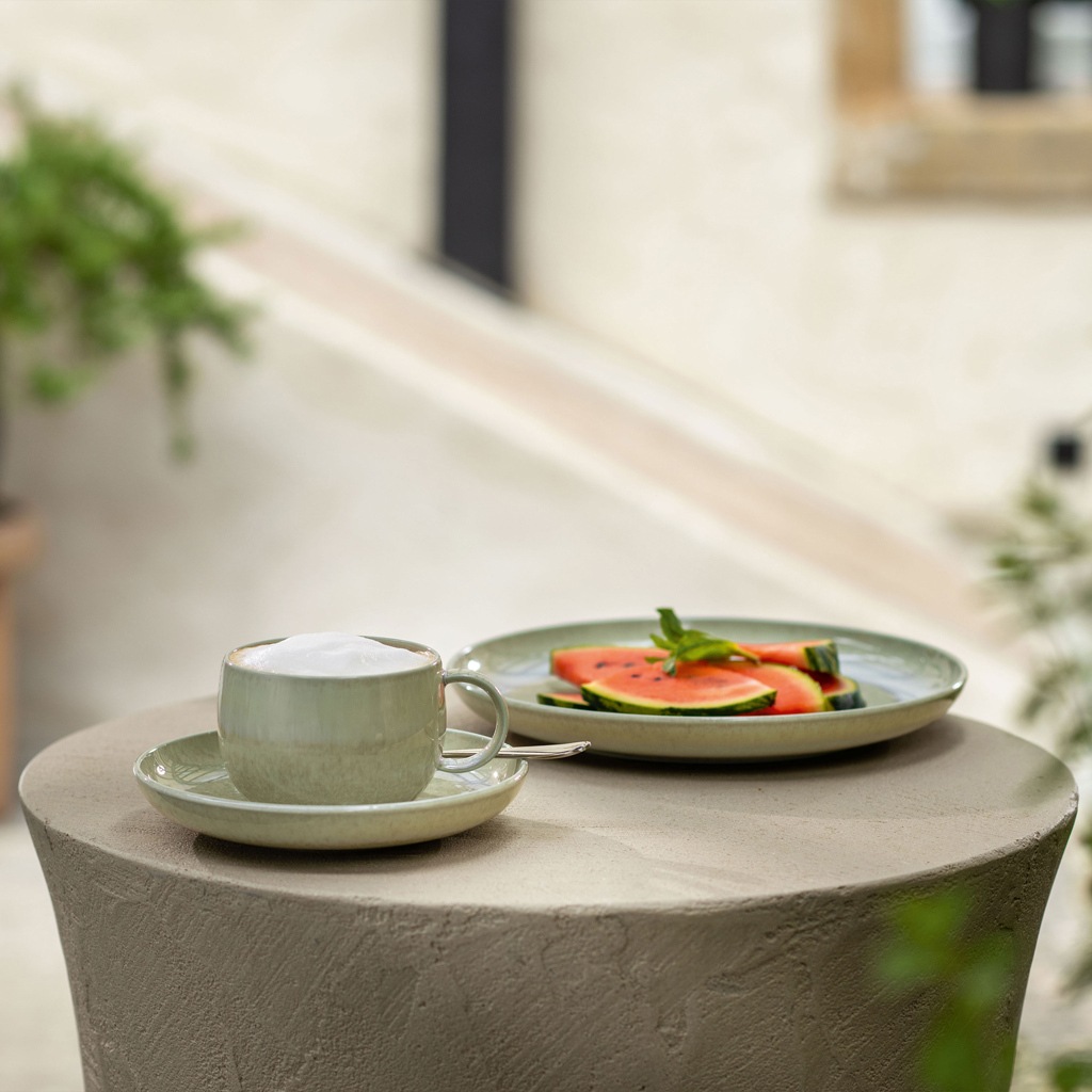 Villeroy & Boch Perlemor Alga Tasse/Soucoupe – 1 pièce