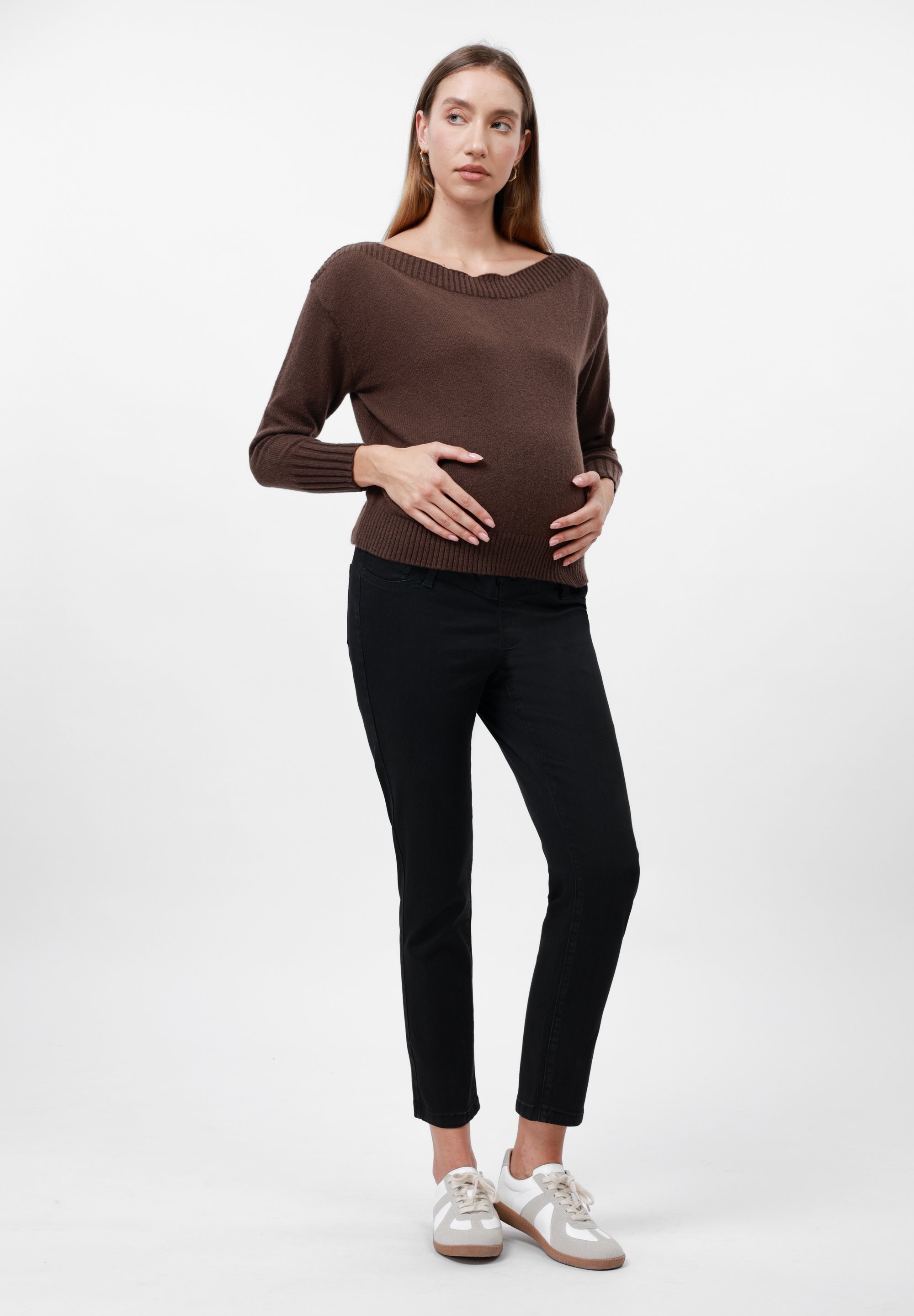 Anna Field MAMA Skinny Fit jeans - zwarte denim