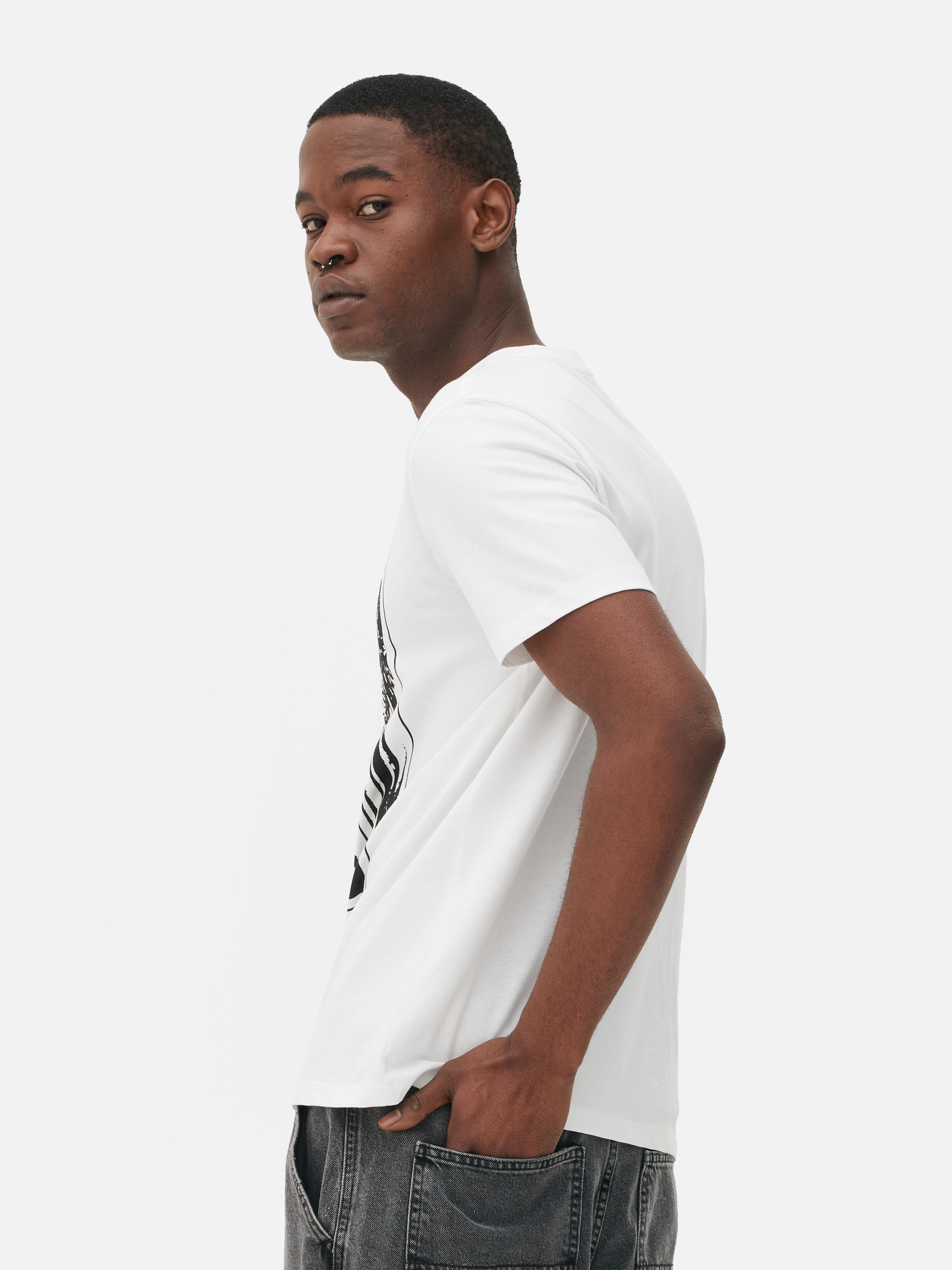 T-Shirt mit kalifornischem Fotodruck Dieses bedruckte T-Shirt verleiht Ihrem Look einen kalifornischen Touch.