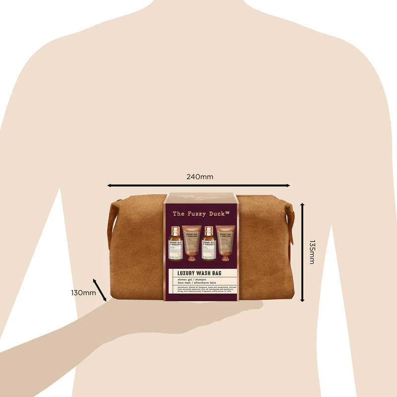 Conjunto de presente de viagem Baylis & Harding The Fuzzy Duck com bergamota, cânhamo e sândalo