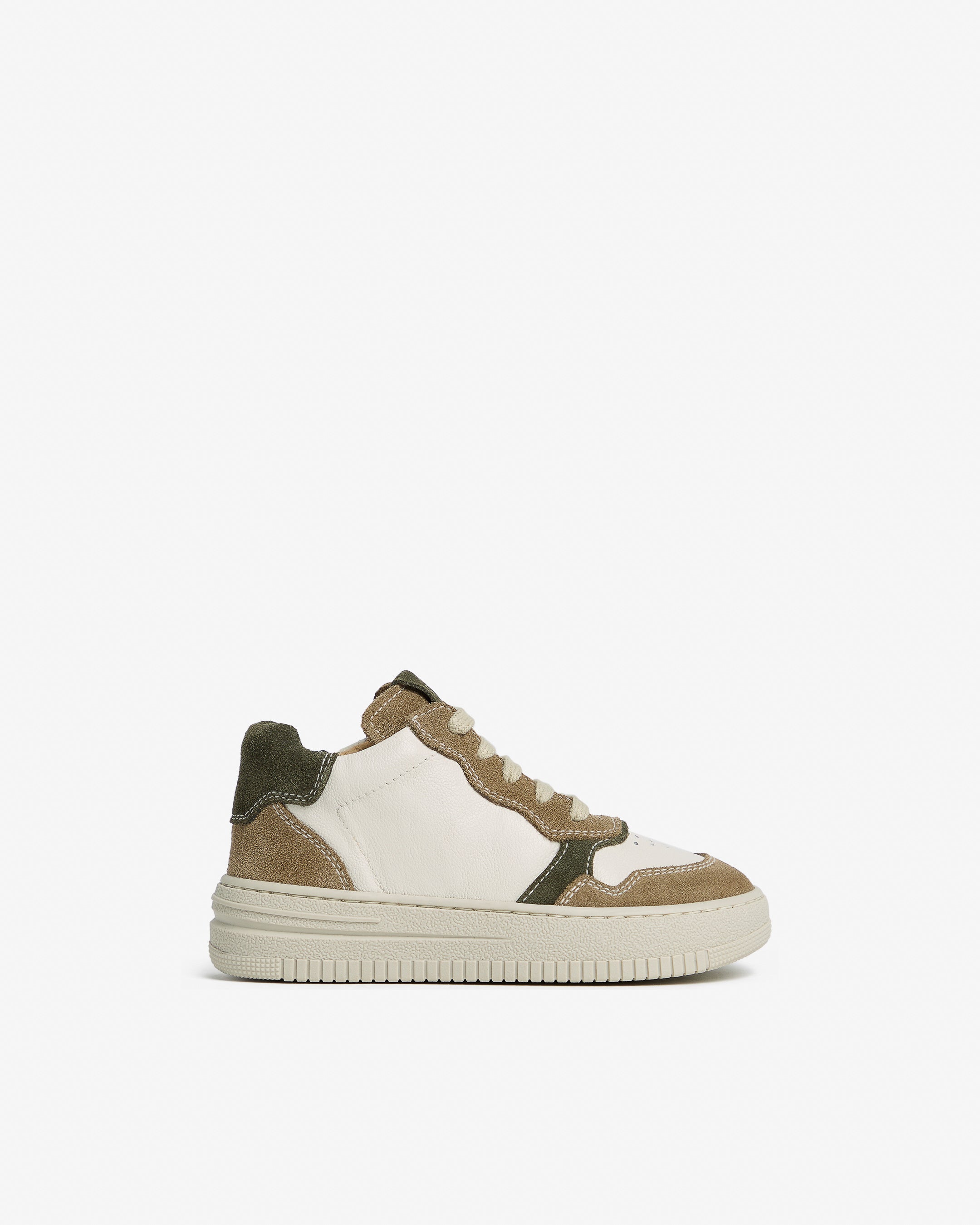  Baskets en cuir et daim pour enfants