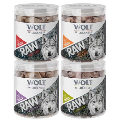 Wolf of Wilderness RAW frysetørkede snacks sparepakker