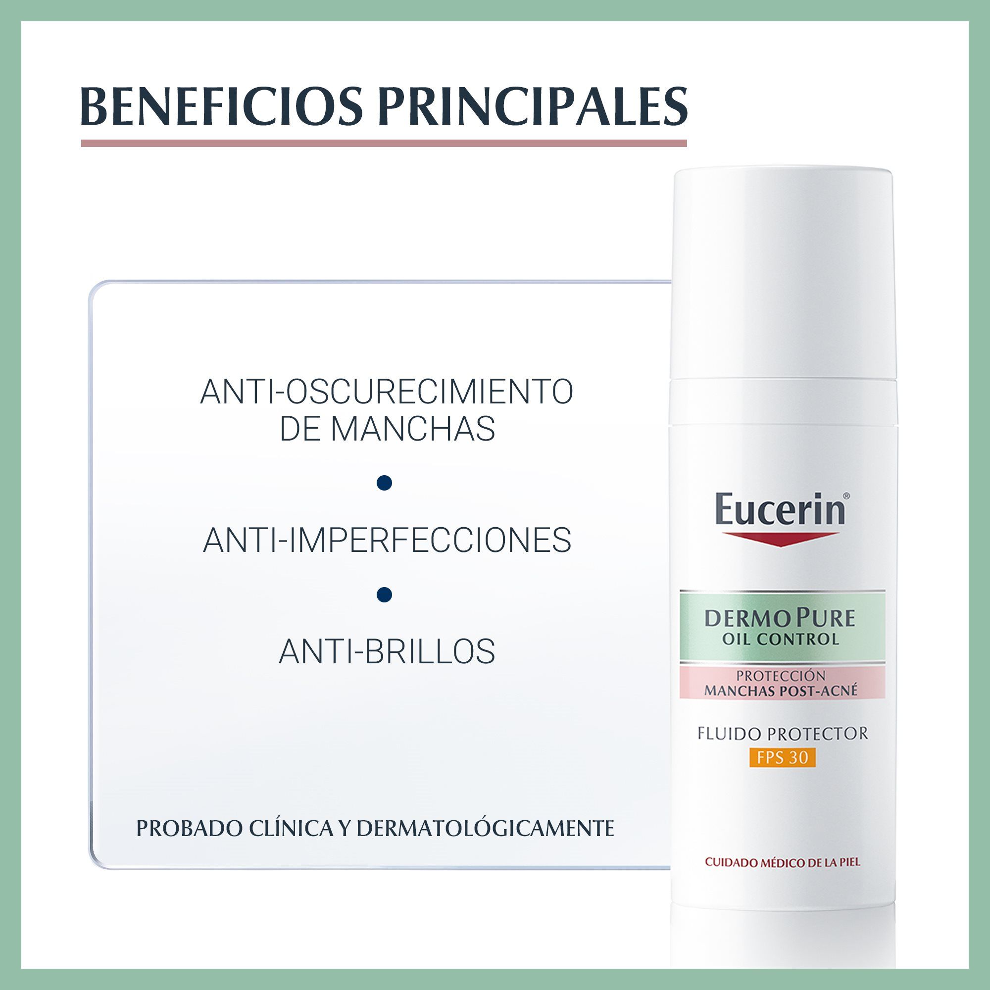 DermoPure Oil Control zaštitni fluid za lice SPF 30 Tretmani za akne